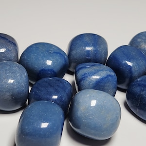Blue Aventurine, Large Gemstone Tumbles, Blue Aventurine Tumble, pocket stone, Inner growth, Communication Gem, Large Blue Aventurine tumble