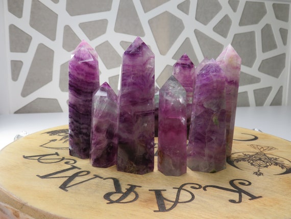 キャンディ フローライト クリスタル タワー、ピンク フローライト