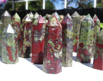 Dragons Blood Gemstone Towers, Good Luck, Fortune, Energy