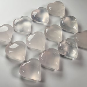 Girasol Quartz Heart, Gemstone Heart, Calming energy, Love Connections, Energy Healing, Cleansing Gemstone, Encouraging Stone, Quartz Heart