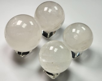 White Calcite Sphere, Gemstone Crystal Sphere,  White Calcite, Calcite Sphere, Good vibration, cleansing Crystal, healing Crystal Sphere