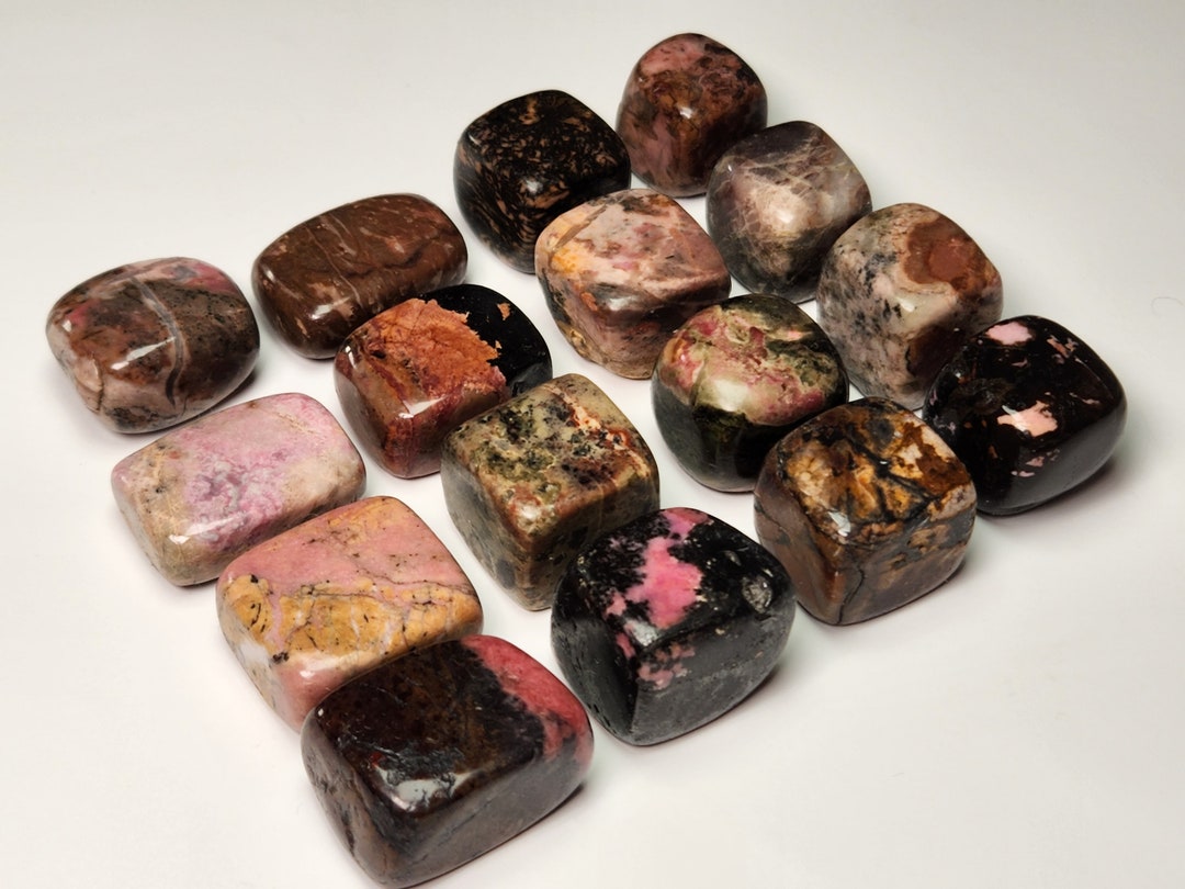Pink Rhodonite Cubes, Choose Your Rhodonite Cube, Rhodonite Gemstone ...