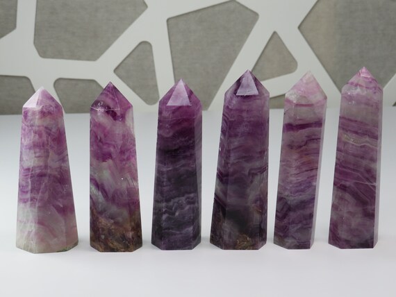 キャンディ フローライト クリスタル タワー、ピンク フローライト