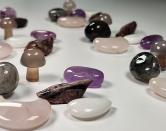 Set of 6 Sleep time Crystals, Bedroom Crystal Set, Night Time Crystal Set, Insomnia Crystal Set, Good Nights Sleep Crystal Set, Crystal gift