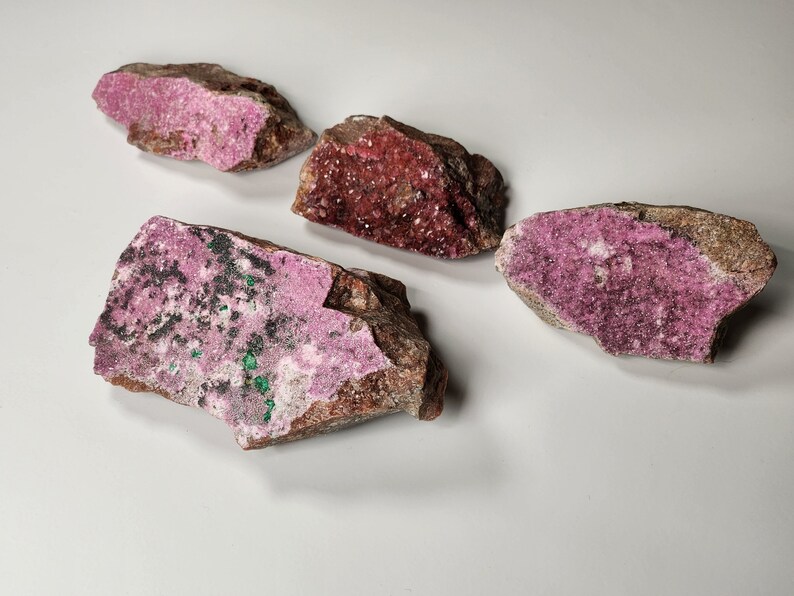 Cobalto Calcite Natural Crystal Cluster, Natural Pink Calcite Crystalline Cluster, Pink Colbalt Gemstone Cluster, Pink Crystal Cluster image 2