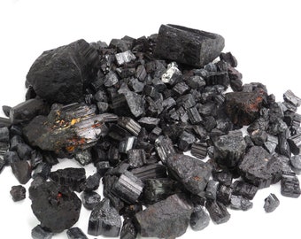Raw Black Tourmaline, Protection Crystal, Clears Negative energy, Tourmaline, High Vibration Stone, Black Tourmaline