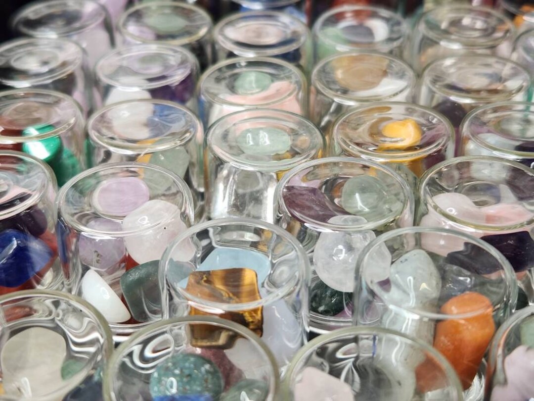 NEW Crystal Confetti Jars, Mini Top Quality Crystal Mix, Crystal Scoop