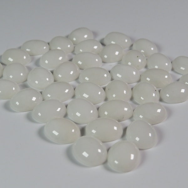 Quartz Cabochon, White Crystalline Quartz Cabochon, Crystal Cabochon