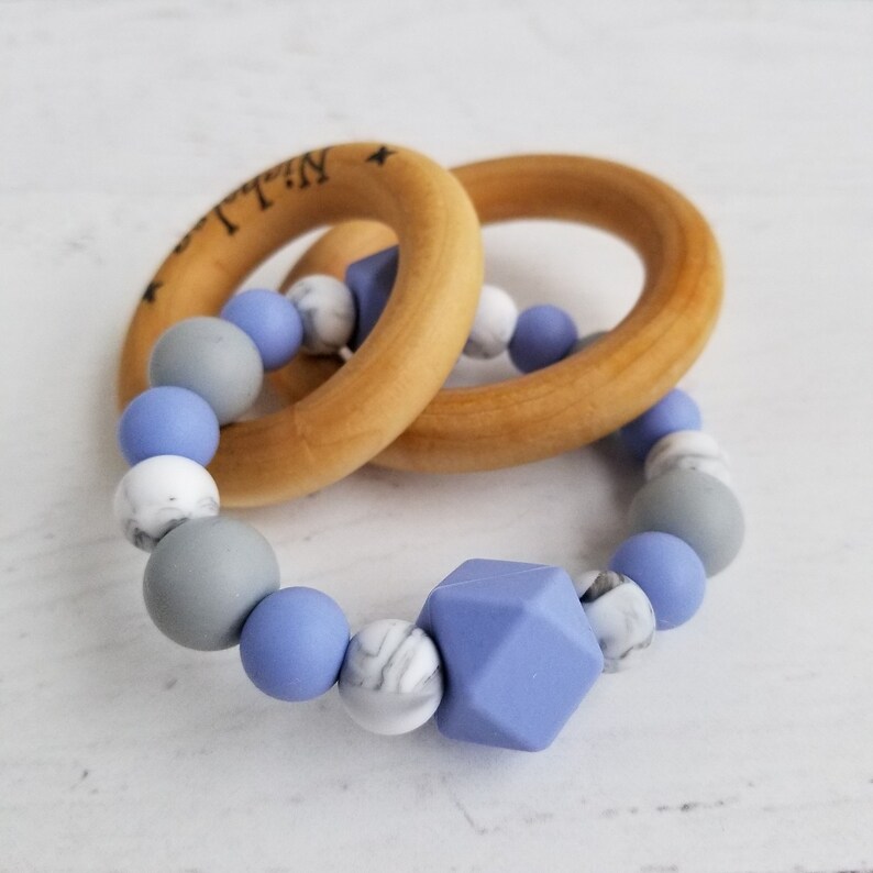 personalized teething rings