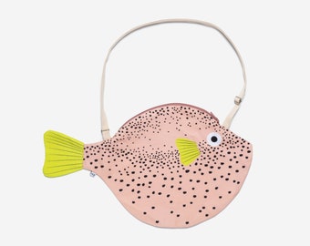 Big Pufferfish - Pink (shoulder bag)