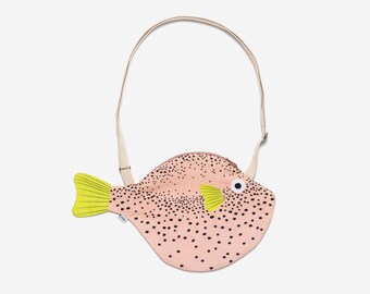 Small Pufferfish - Pink (shoulder bag)