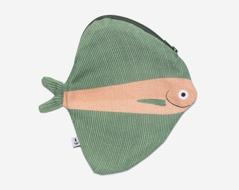 Fanfish - Green (purse / keychain)