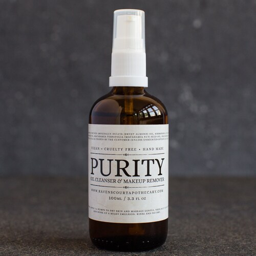 Purity Facial Cleanser Natural Vegan Face Wash & Makeup Etsy
