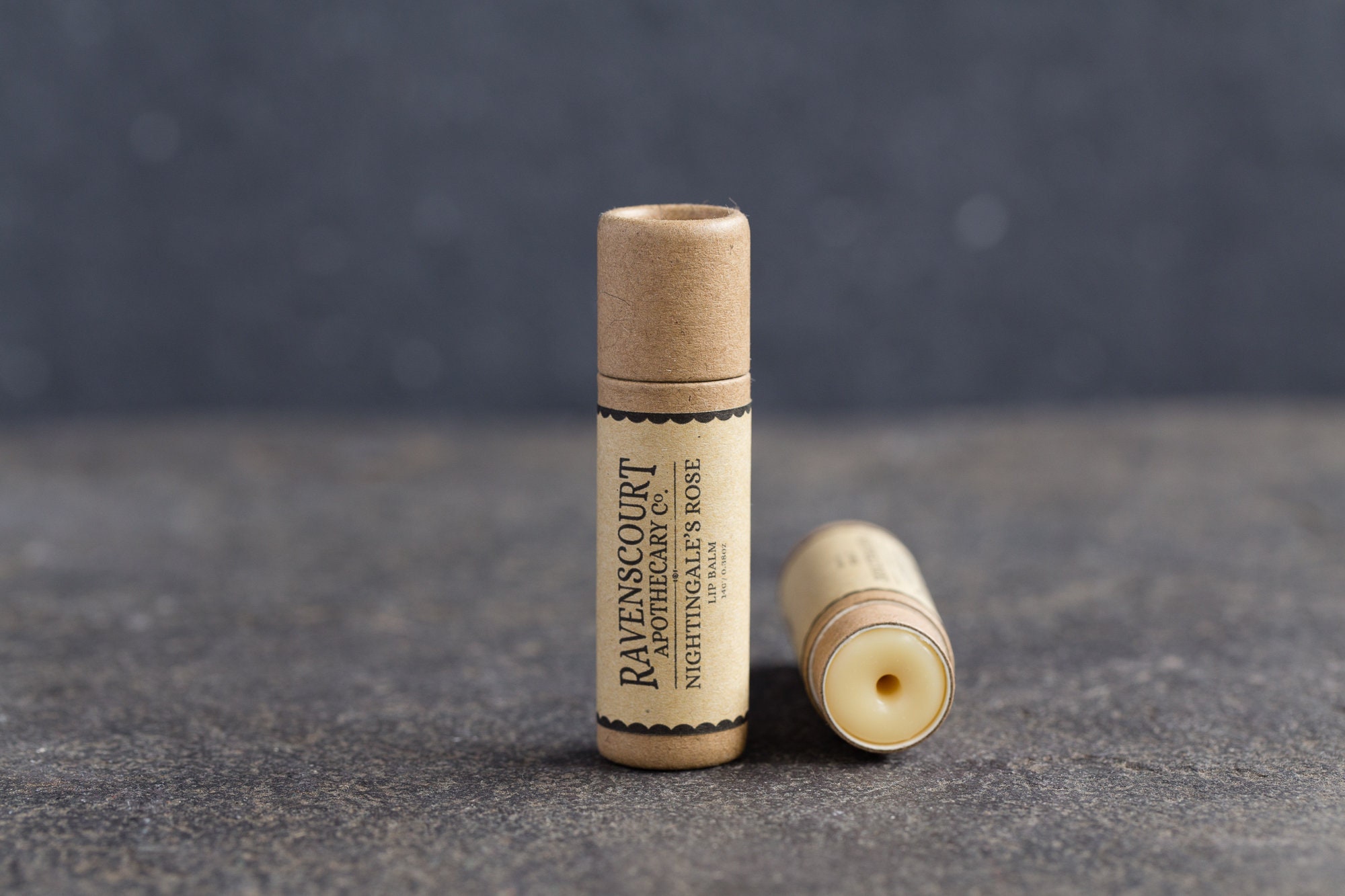 Vegan Lip Balm 'Nightingale's Rose' - Scented with Rose. …