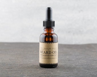 Rosemary and Clary Sage Beard Oil. Beard Conditioner. Beard Grooming and Care.