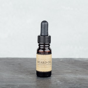 Beard Oil Sandalwood and Tea Tree. Beard Conditioner. Beard Grooming and Care. 10 Milliliters