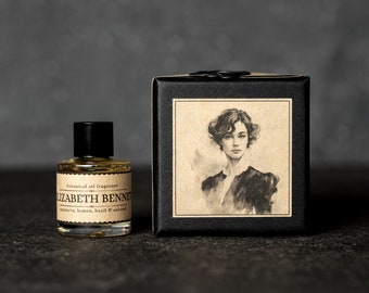 Elizabeth Bennet Perfume - Basil, Anise, Mandarin. Natural Vegan Fragrance For Women