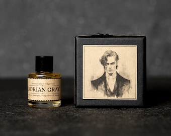 Men's cologne "Dorian Gray" - Vetiver, Juniper, Bergamot & Lemon. Natural Botanical Fragrance For Men. 10 ml