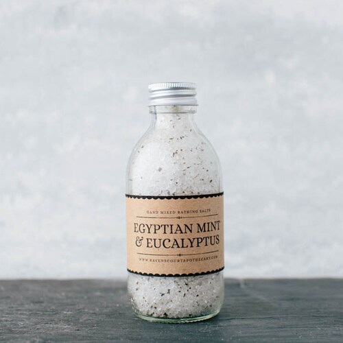 Dead Sea Bathing Salts Egyptian Mint & Eucalyptus Etsy
