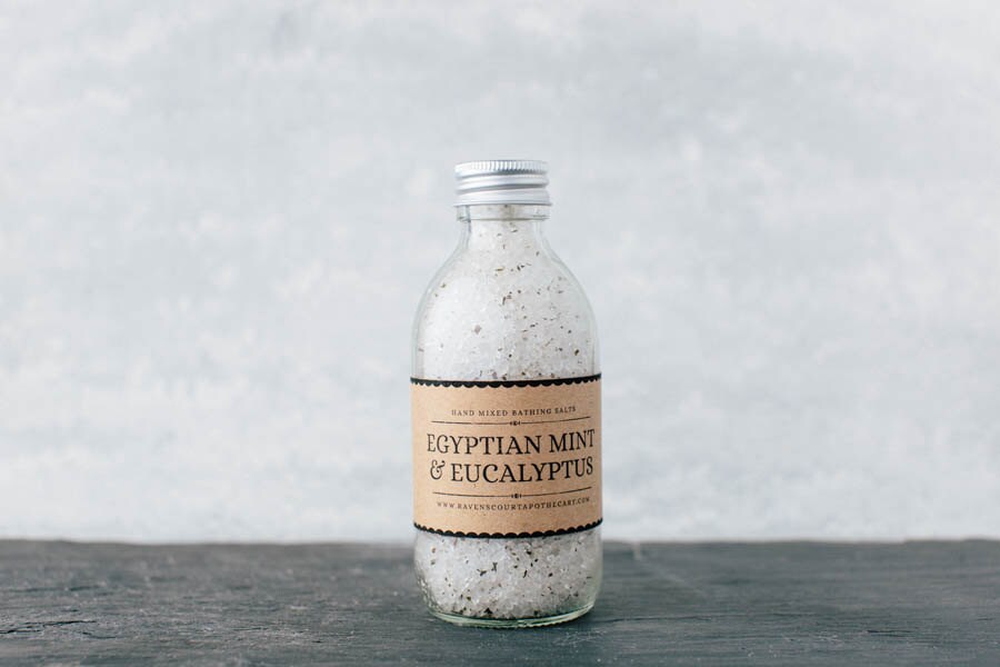 Dead Sea Bathing Salts Egyptian Mint & Eucalyptus Etsy