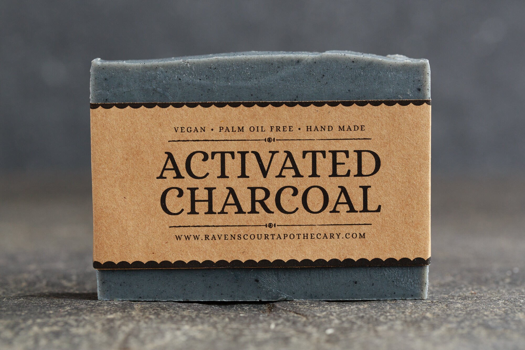 Activated Charcoal Soap | Unscented Vegan Soap - Fragrance Free Handm…