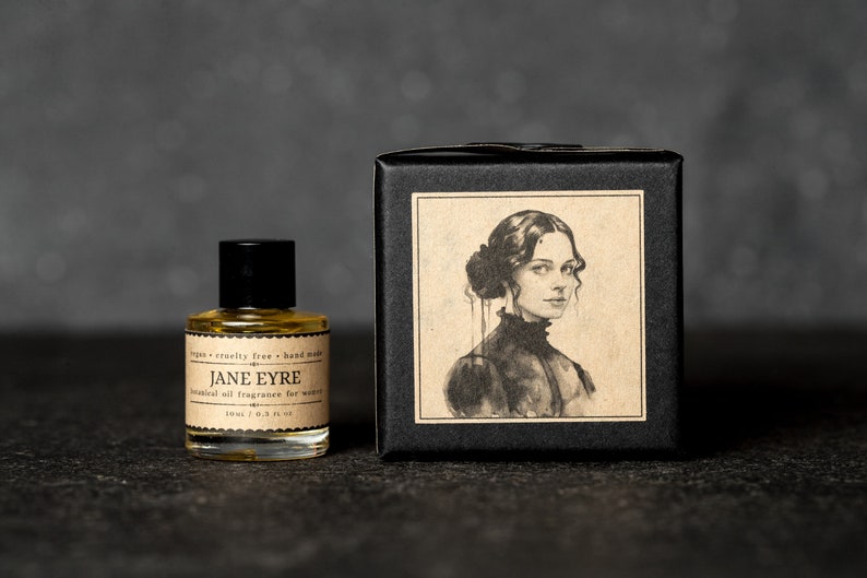 Jane Eyre Perfume Rose, Bergamot, Clary Sage. Natural Vegan Fragrance for Women image 1