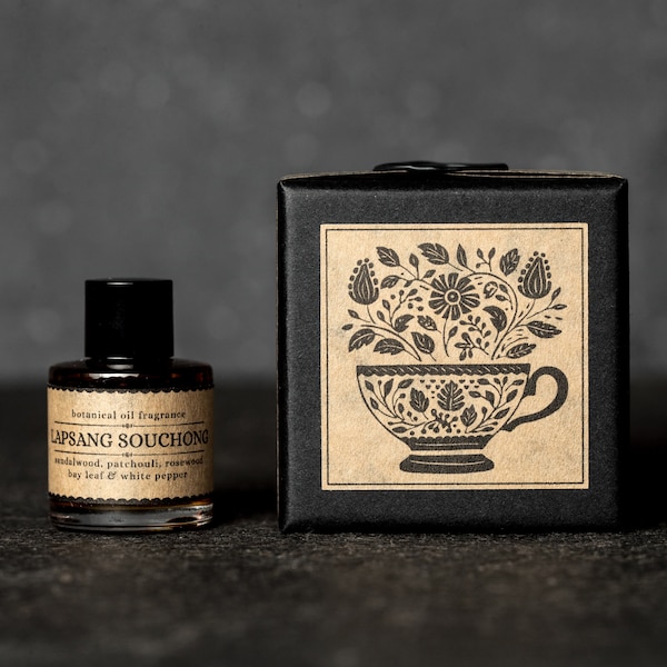 Lapsang Souchong Perfume -  Natural Tea-Inspired Unisex Fragrance.