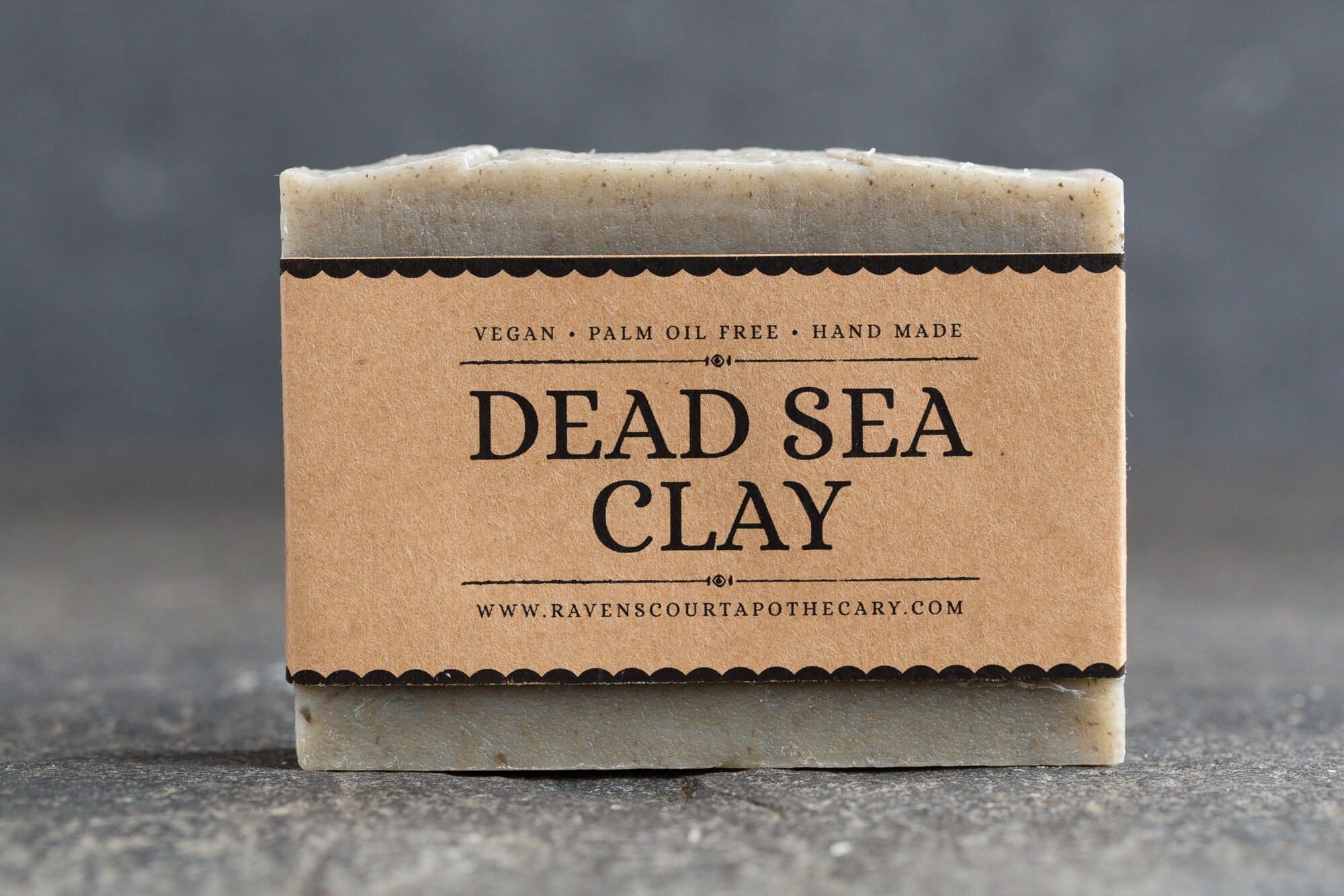 Dead Sea Clay Soap | Unscented Vegan Soap - Fragrance Free Handmade S…