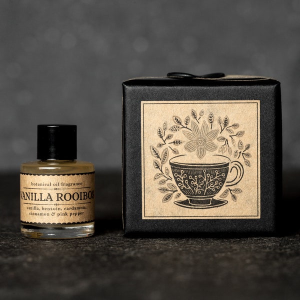 Vanilla Rooibos Perfume - Natural Tea-Inspired Unisex Fragrance