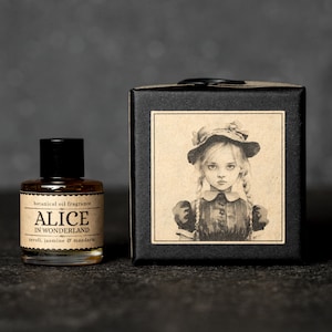 Alice in Wonderland Perfume - Jasmine, Neroli, Mandarin. Vegan Fragrance for Women