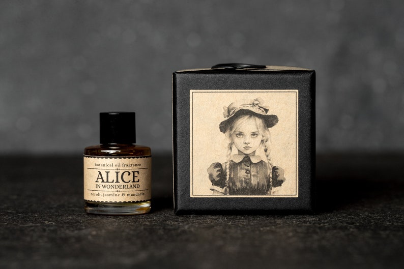 Alice in Wonderland Perfume Jasmine, Neroli, Mandarin. Vegan Fragrance for Women image 1