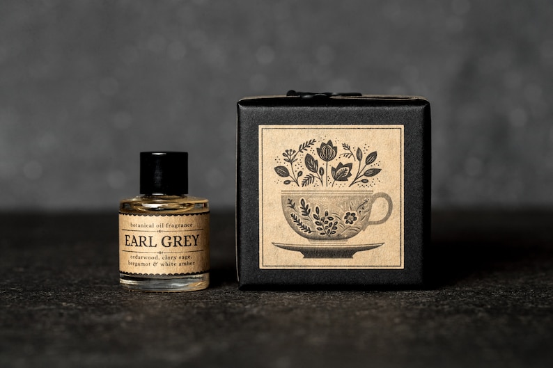 Earl Grey Perfume Natural Tea-Inspired Unisex Fragrance image 1