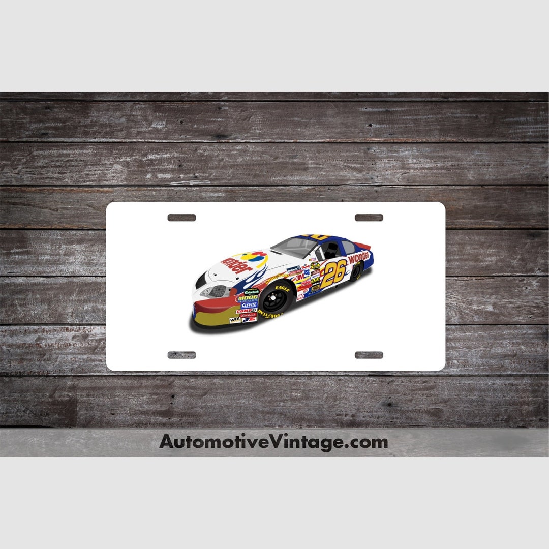 Talladega Nights Wonder Bread Famous Car License Plate Etsy