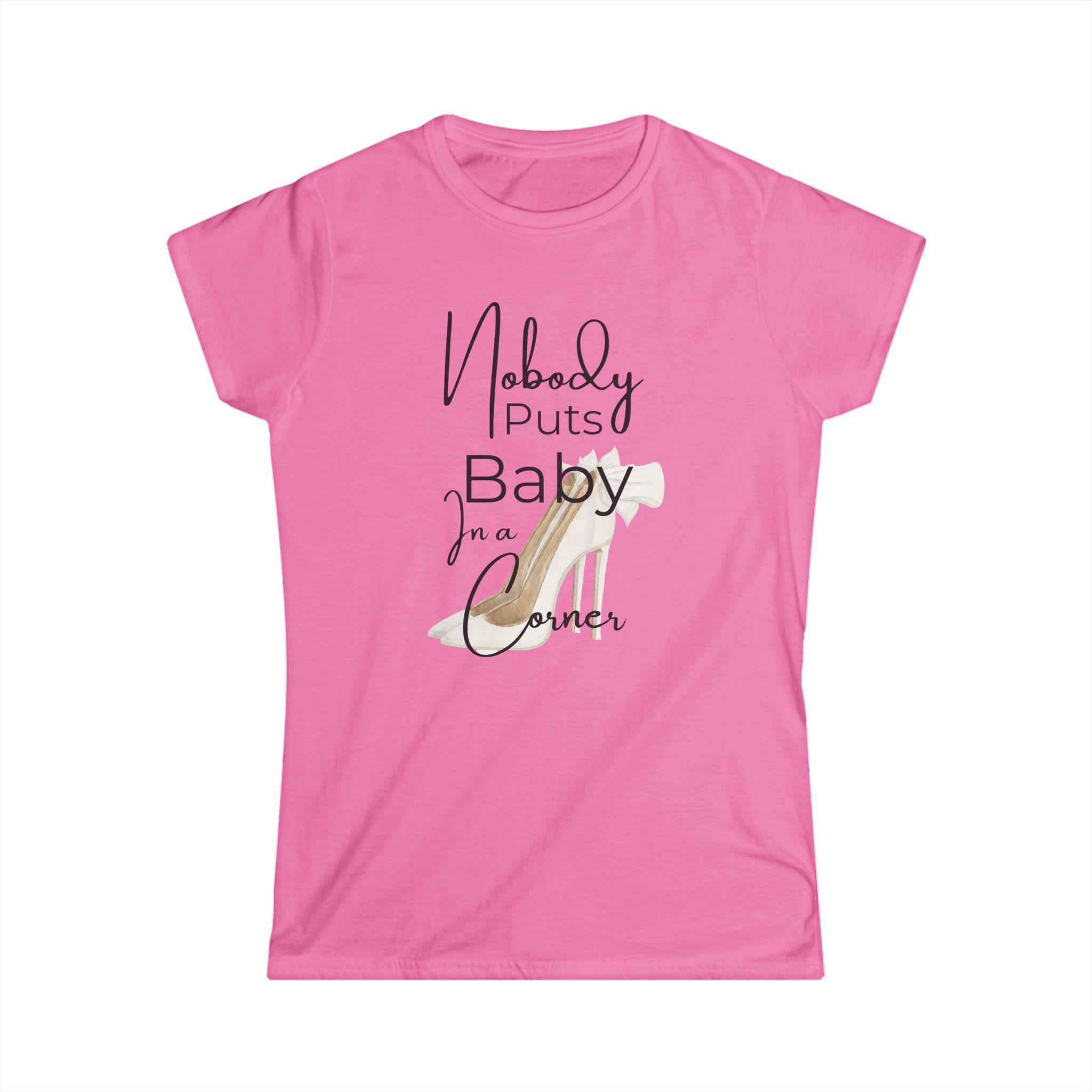 T-Shirt Femme Nobody Met Baby En The Corner - Kellerman's - Film Cult - Coton Italie