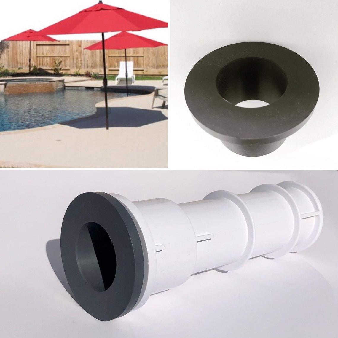 Stabrella Umbrella Pool Deck Sleeve Reducer Etsy