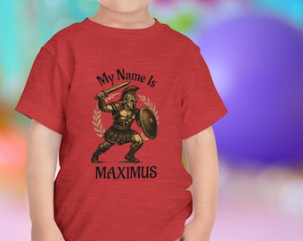 Personalized Gladiator Birthday Tee – Customizable Kids T-shirt