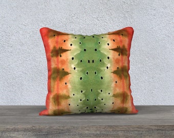 Greenback Cutthroat Trout 18 inch Throw Pillow - Colorado State Fish - Fly Fishing - Native Trout