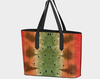 Greenback Cutthroat Trout Vegan Leather Tote Bag