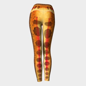 Golden Trout Yoga Leggings California State Fish Fly Fishing Native Trout image 4