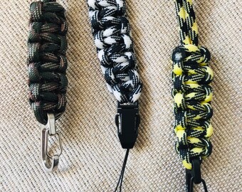Porte-clés paracord personnalisé, porte-téléphone, cordon d’identification,