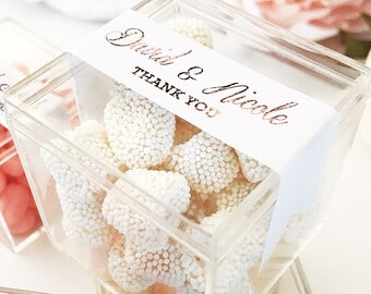 Rose Gold Favors Etsy