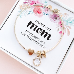 Mother of the Bride Gift Ideas Wedding Gifts for Parents Mother of the Bride Jewelry Gift for Mother of the Groom Bracelet (EB3144WC)