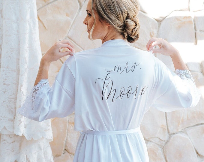 Boudoir Wedding Dress,bride Robe,bridal Lingerie,bride Gown,lace Bride