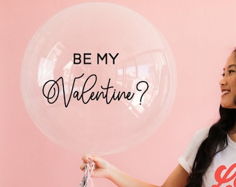 Valentine's Day Decor Valentine Decorations Galentines Valentine's Party Balloons Be My Valentine Balloon Valentine Gift For Her (EB3316VAL)