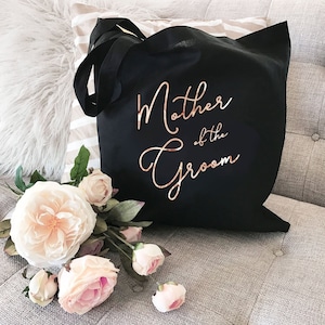 Mother of the Groom Tote Bag - Mother of the Groom Gift Bag - Mother of the Groom Bag - Mother of the Groom Gift Ideas  (EB3216WD)