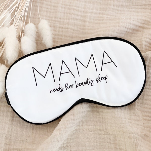 Mama Sleep Mask Baby Shower Gift New Mom Gift Funny Sleep Mask Pregnancy Gift Mom Hospital Gift ADJUSTABLE (EB3311NT)