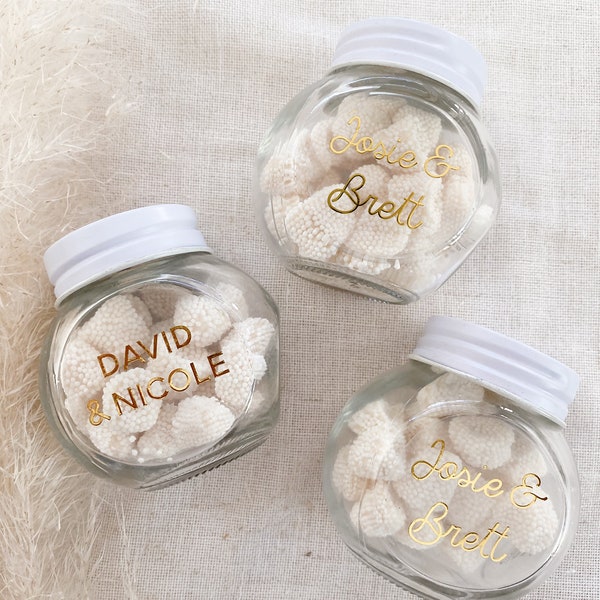 Wedding Favor Jars Etsy