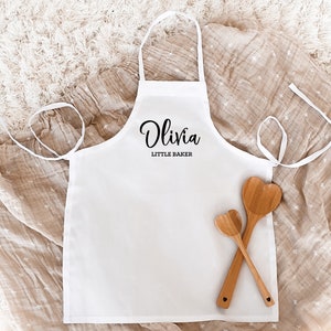 Child Apron for Kids Personalized Apron for Girls Baking Party Favors Cooking Party Favors Baking Party Apron Kid Apron (EB3244CT)