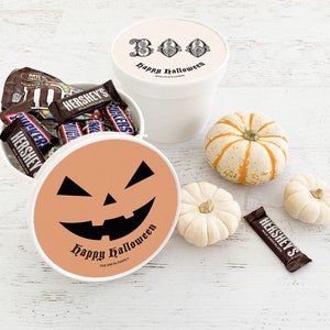 Halloween Candy Box Halloween Gift Box Halloween Treat Box Personalized Spooky Box Trick or Treat Box  (EB3306HLW) EMPTY inside