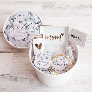 Mother of the Bride Gift Box Set - Mother of the Bride Gift from Daughter - Mother of the Bride  (EB3250RSGMOM) MOB GIFT SET